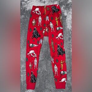 HANNA ANDERSSON Star Wars Character Kids Pajama Pants in Red Size 5